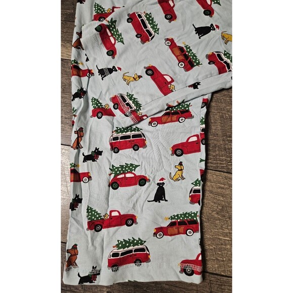 Lazy One Christmas Holiday Dogs Trees Cars Unisex PJ Pants Size Small - Picture 7 of 12